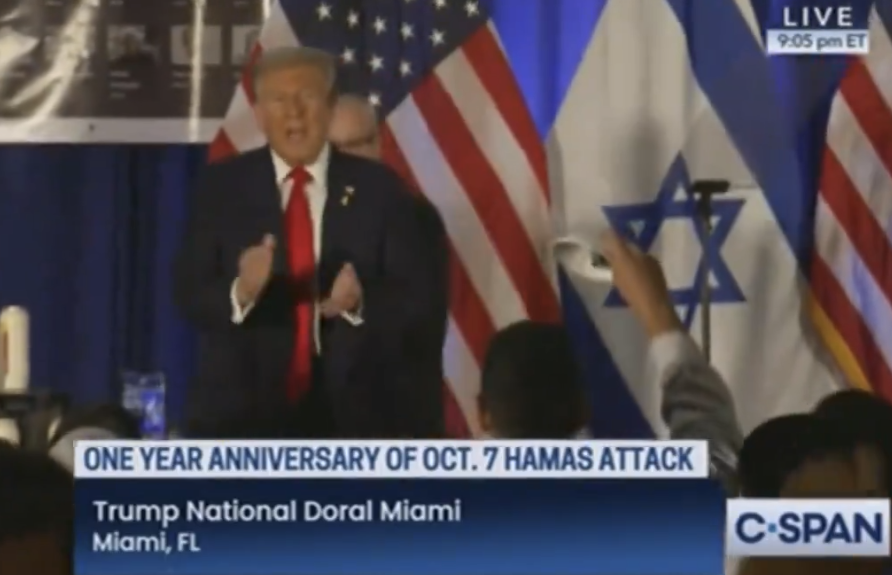 Donald Trump Celebrates One-Year Anniversary Of Hamas Attack In Israel By Dancing To The Village People’s “Y.M.C.A.”